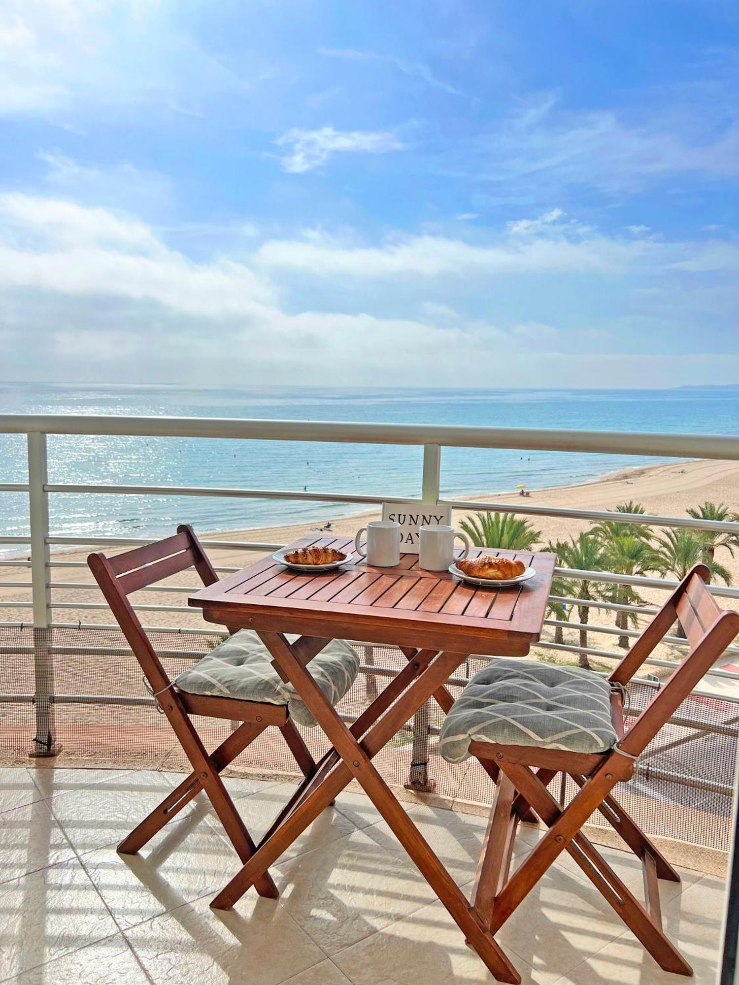 Ferienwohnung Atico Frente Al Mar 2 Terrazas Barbacoa Y Parking Sujeto A Disponibilidad El Campello Exterior foto